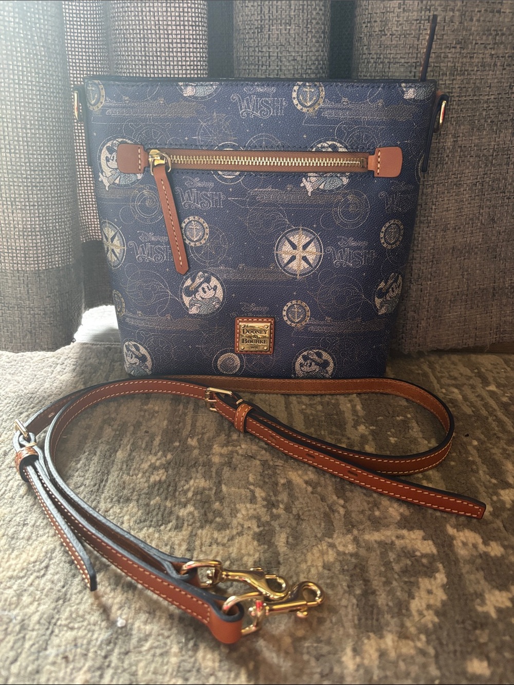 Dooney & Bourke Disney Cruise Line Disney Wish Inaugural Crossbody Bag Disney